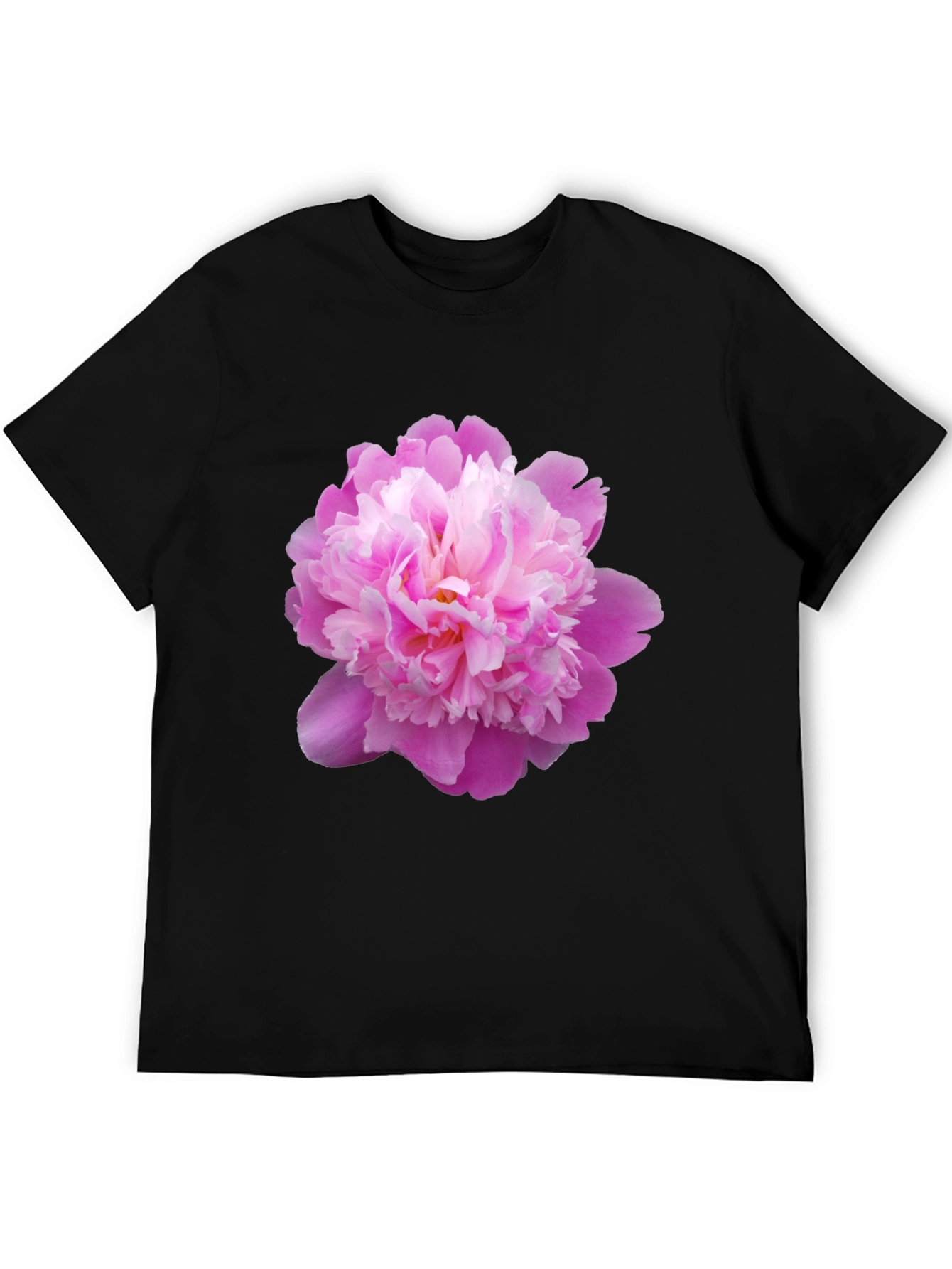 Pink Peony Graphic Tee - Stylish Floral Print