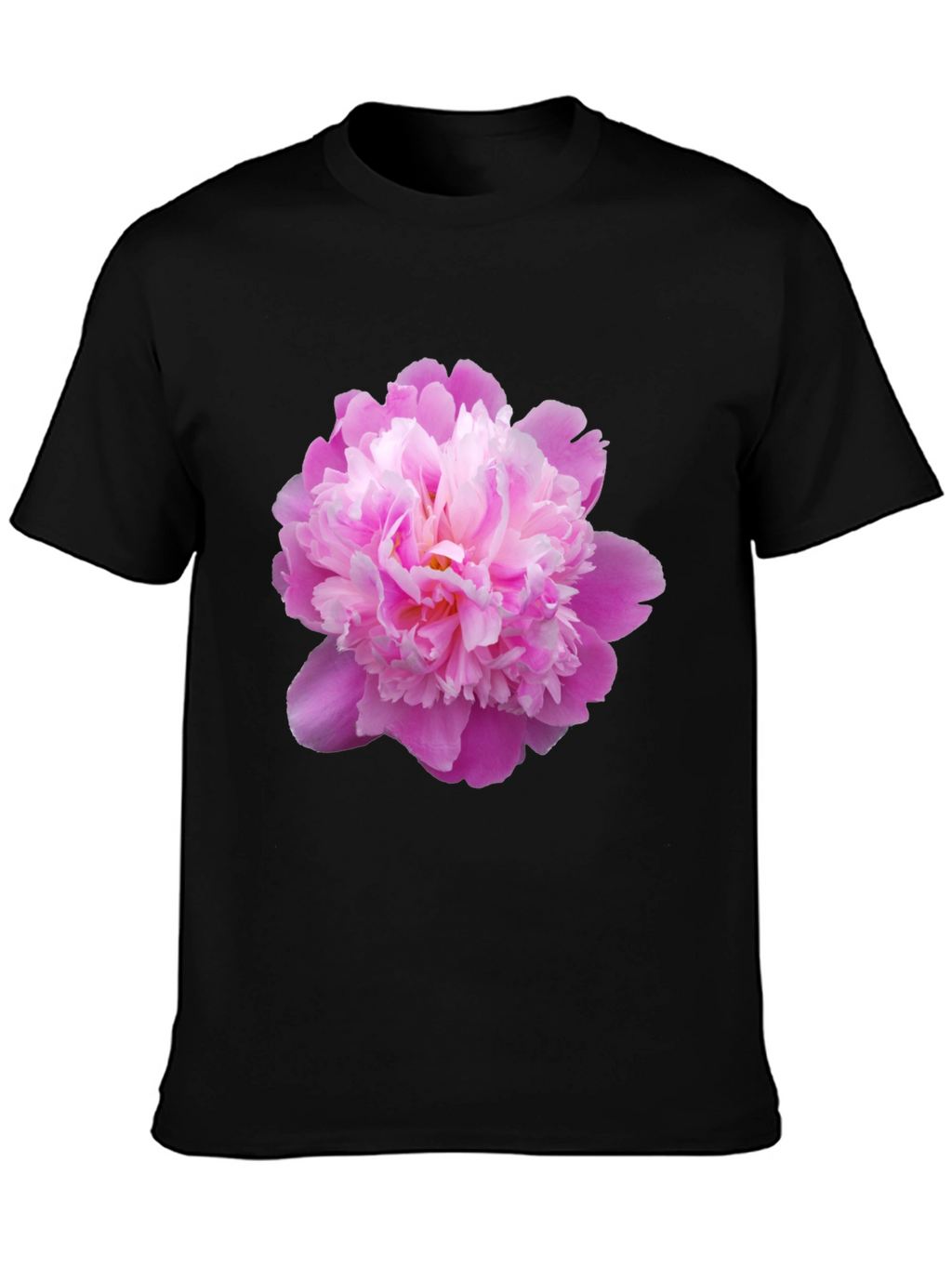 Pink Peony Graphic Tee - Stylish Floral Print