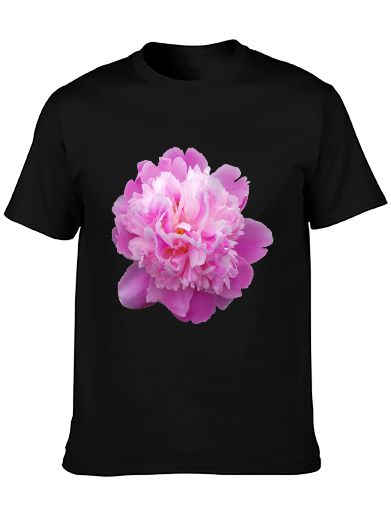 Pink Peony Graphic Tee - Stylish Floral Print