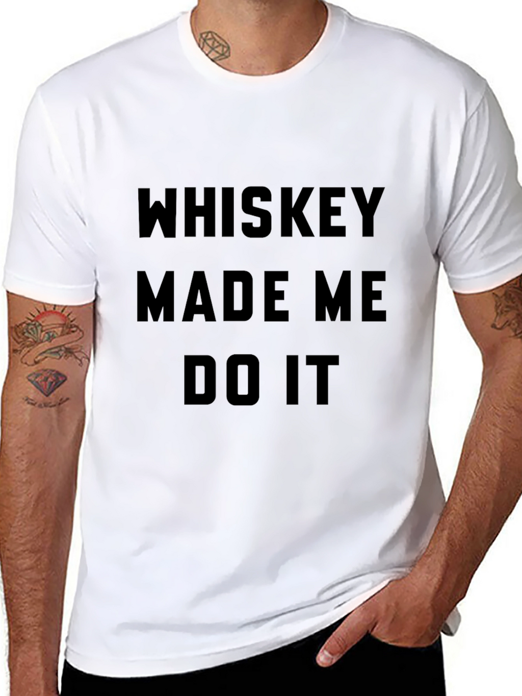Whiskey Made Me Do It Graphic Tee