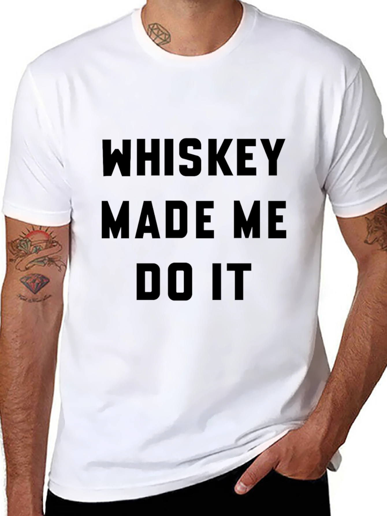 Whiskey Made Me Do It Graphic Tee