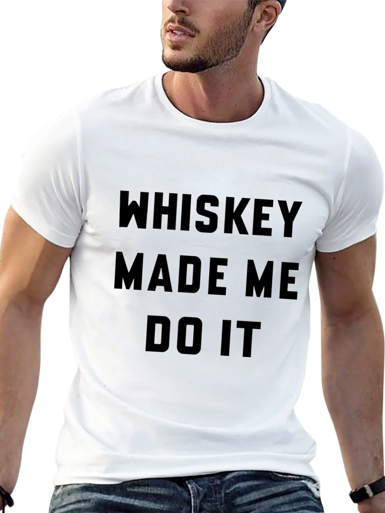 Whiskey Made Me Do It Graphic Tee
