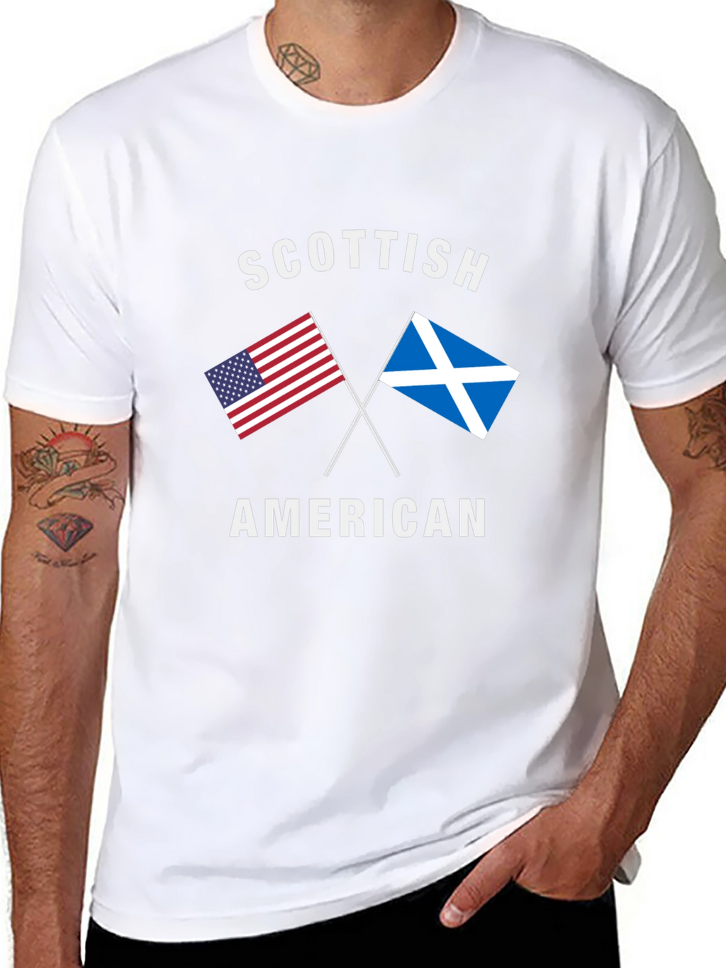 Scottish American Flag T-Shirt