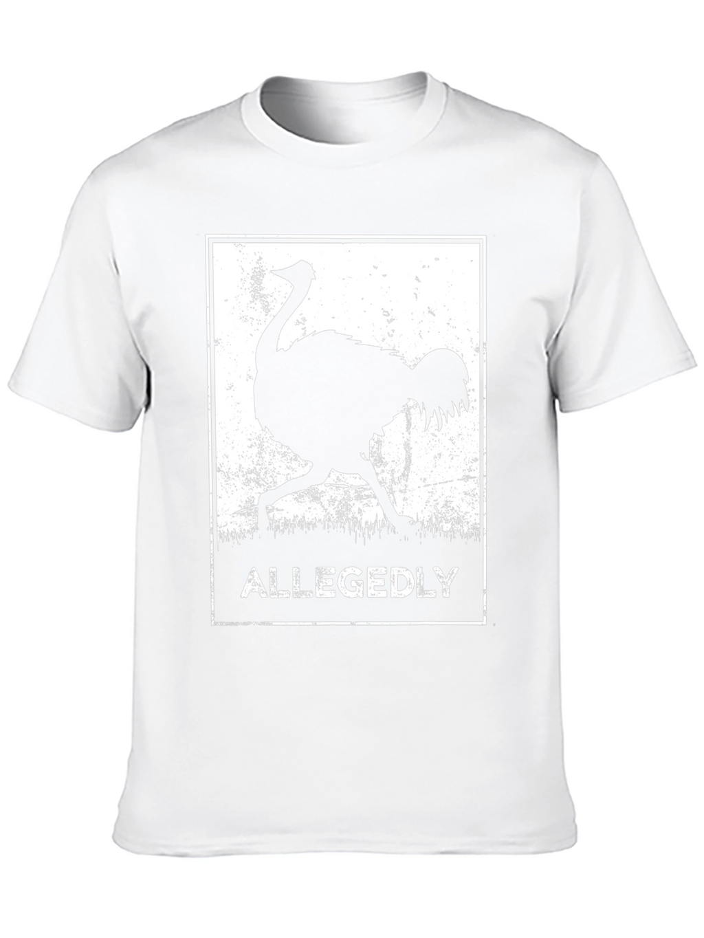 Allegedly Ostrich Graphic Tee - Black