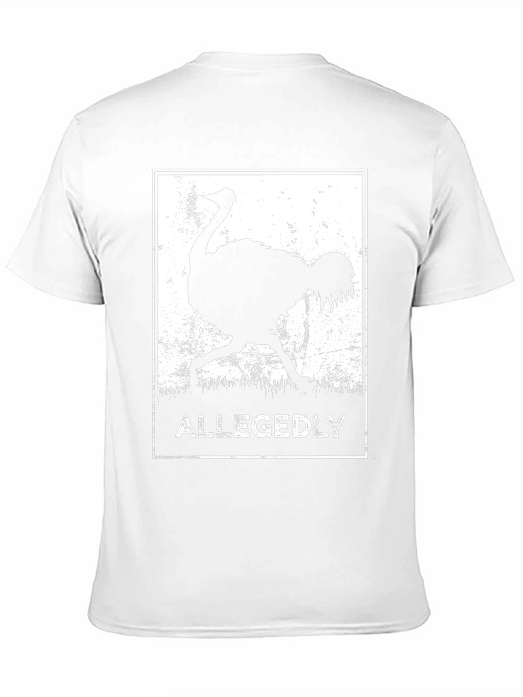 Allegedly Ostrich Graphic Tee - Black