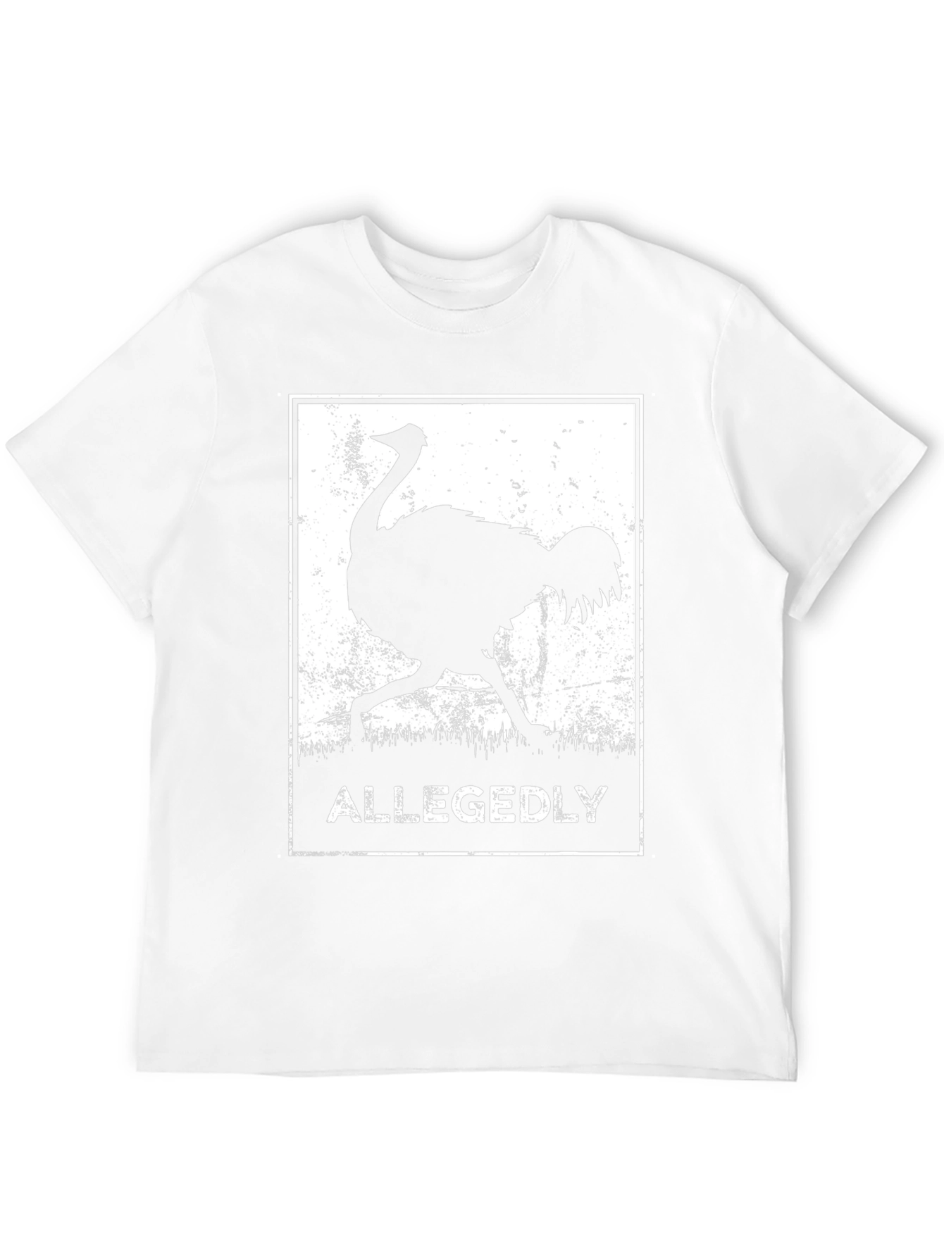 Allegedly Ostrich Graphic Tee - Black