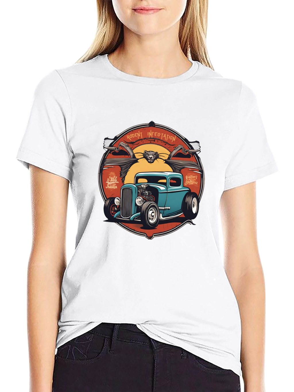 Rodent Infestation Hot Rod T-Shirt