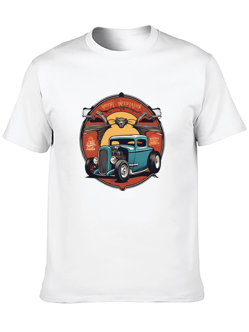Rodent Infestation Hot Rod T-Shirt