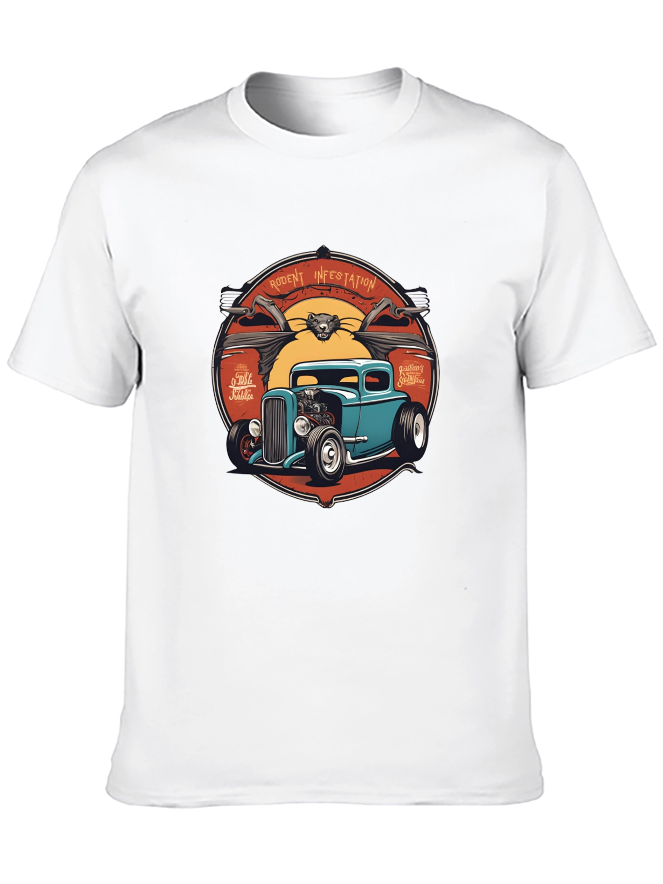Rodent Infestation Hot Rod T-Shirt