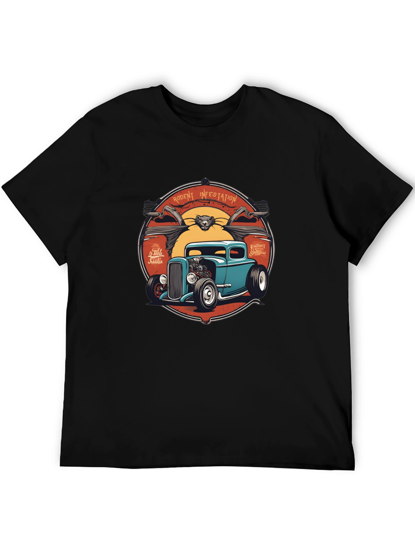 Rodent Infestation Hot Rod T-Shirt