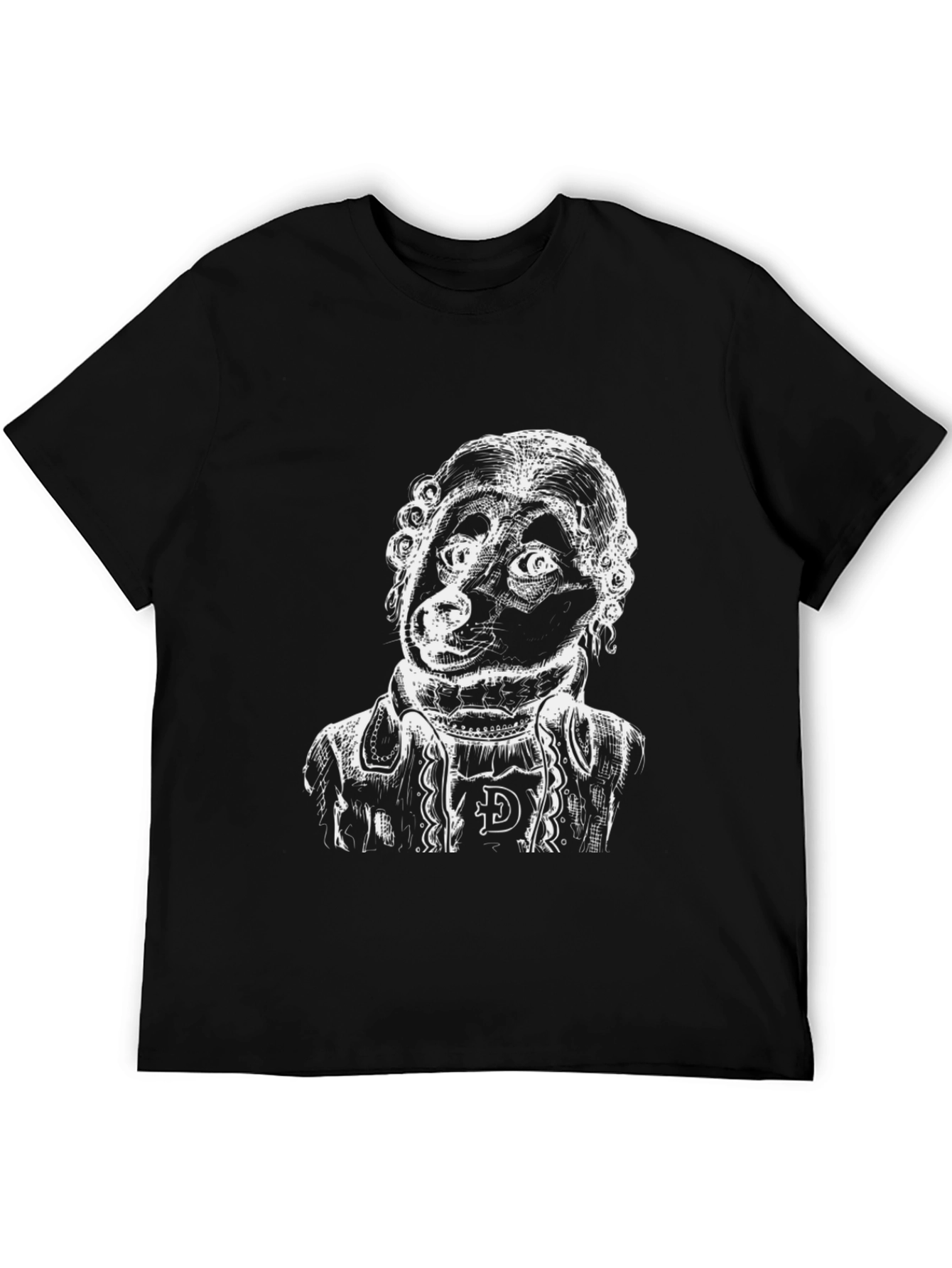 Unique Graphic Tee: Dog Portrait