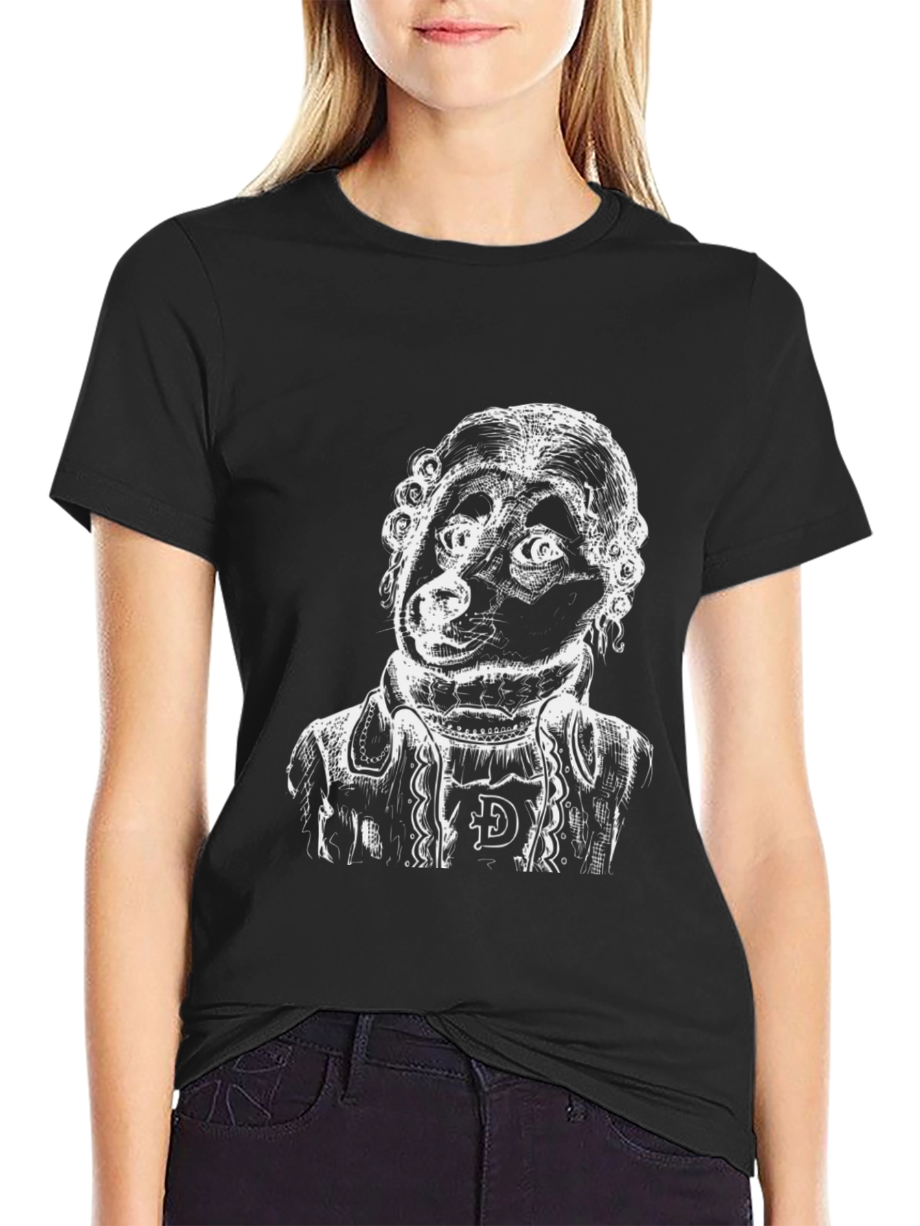 Unique Graphic Tee: Dog Portrait