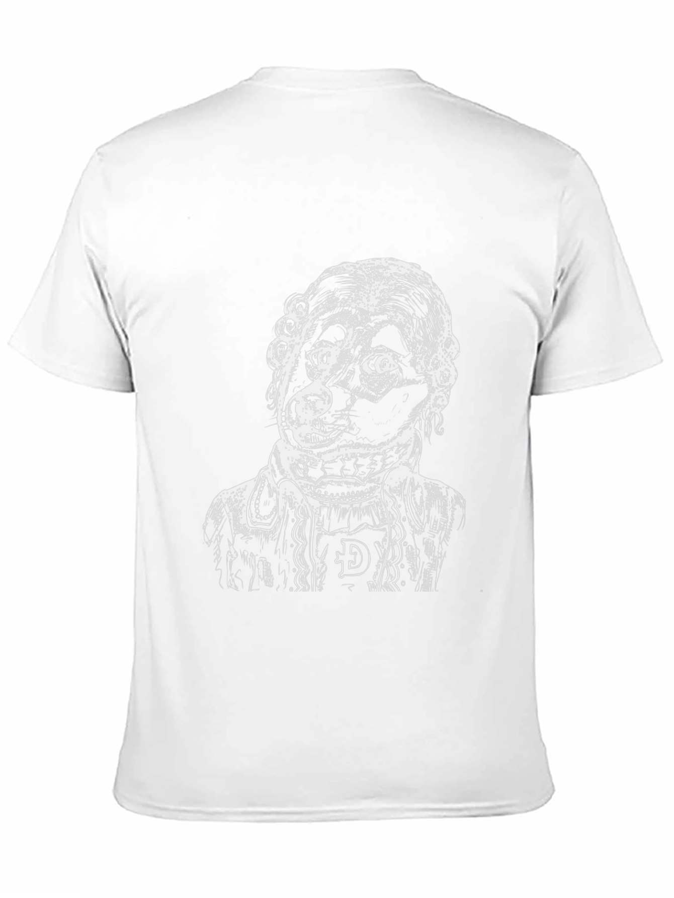 Unique Graphic Tee: Dog Portrait
