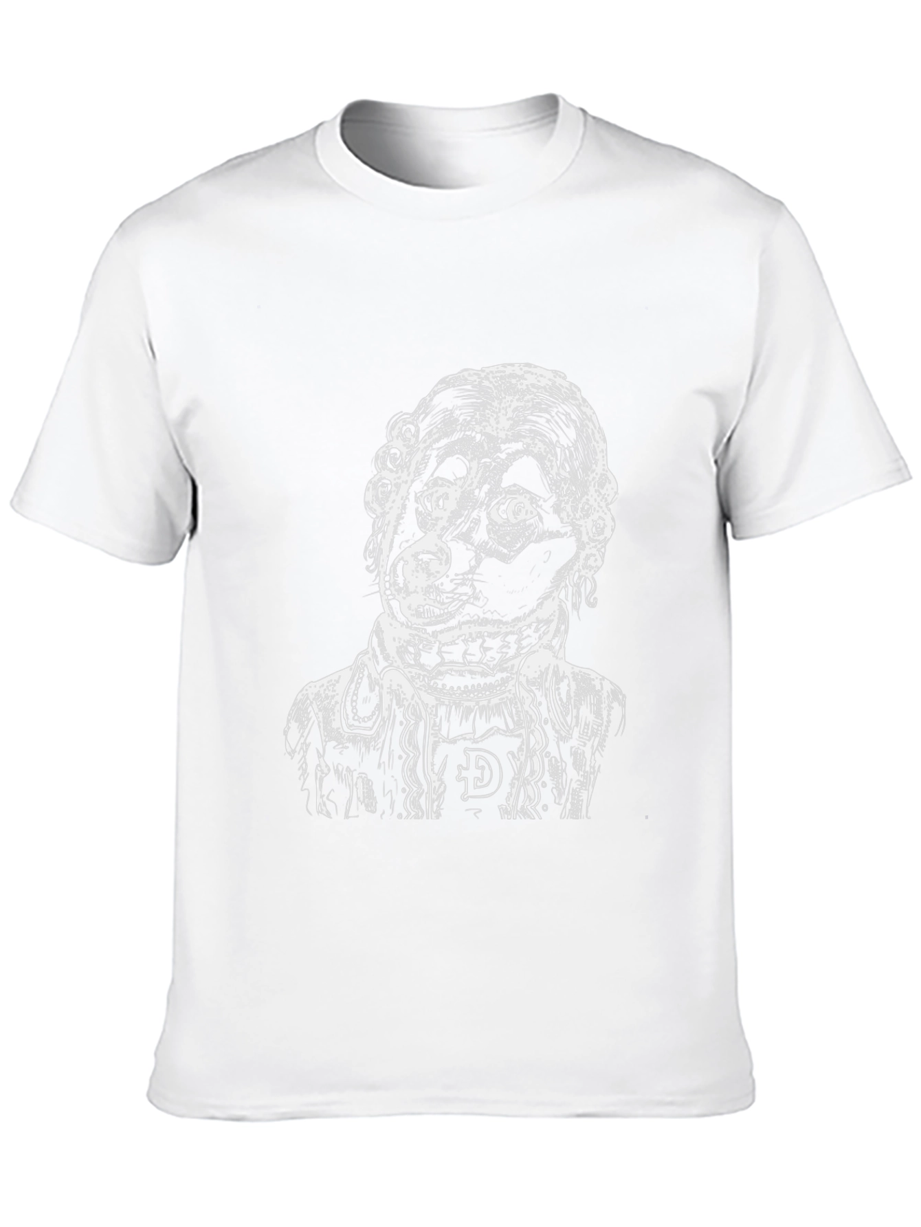Unique Graphic Tee: Dog Portrait