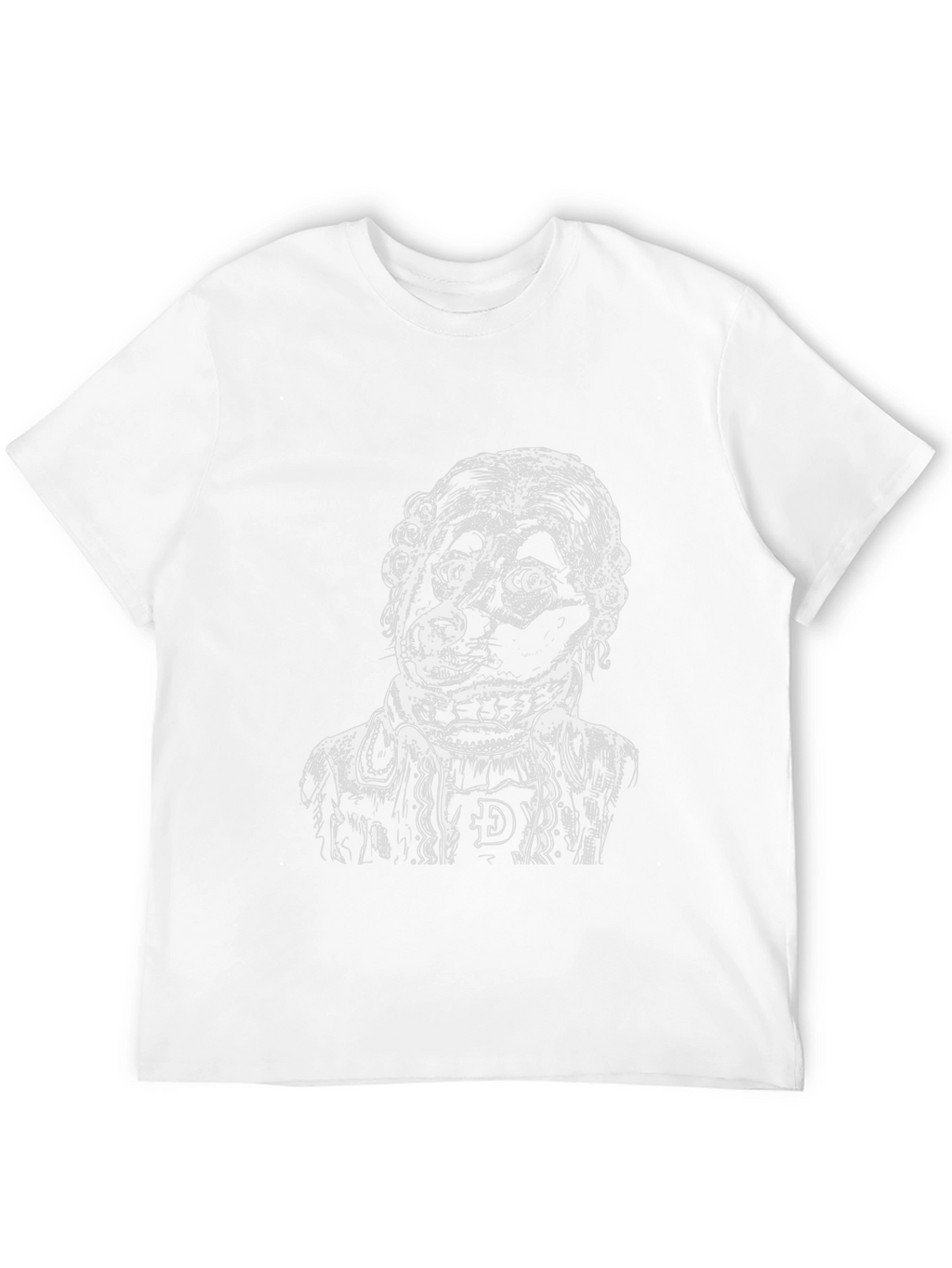 Unique Graphic Tee: Dog Portrait
