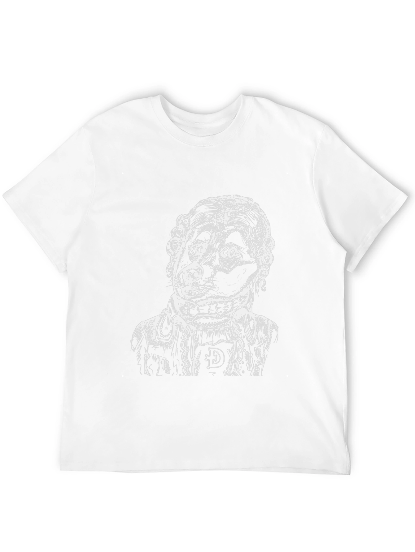 Unique Graphic Tee: Dog Portrait