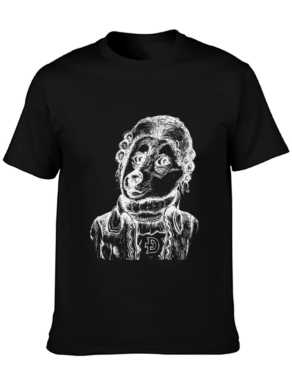 Unique Graphic Tee: Dog Portrait