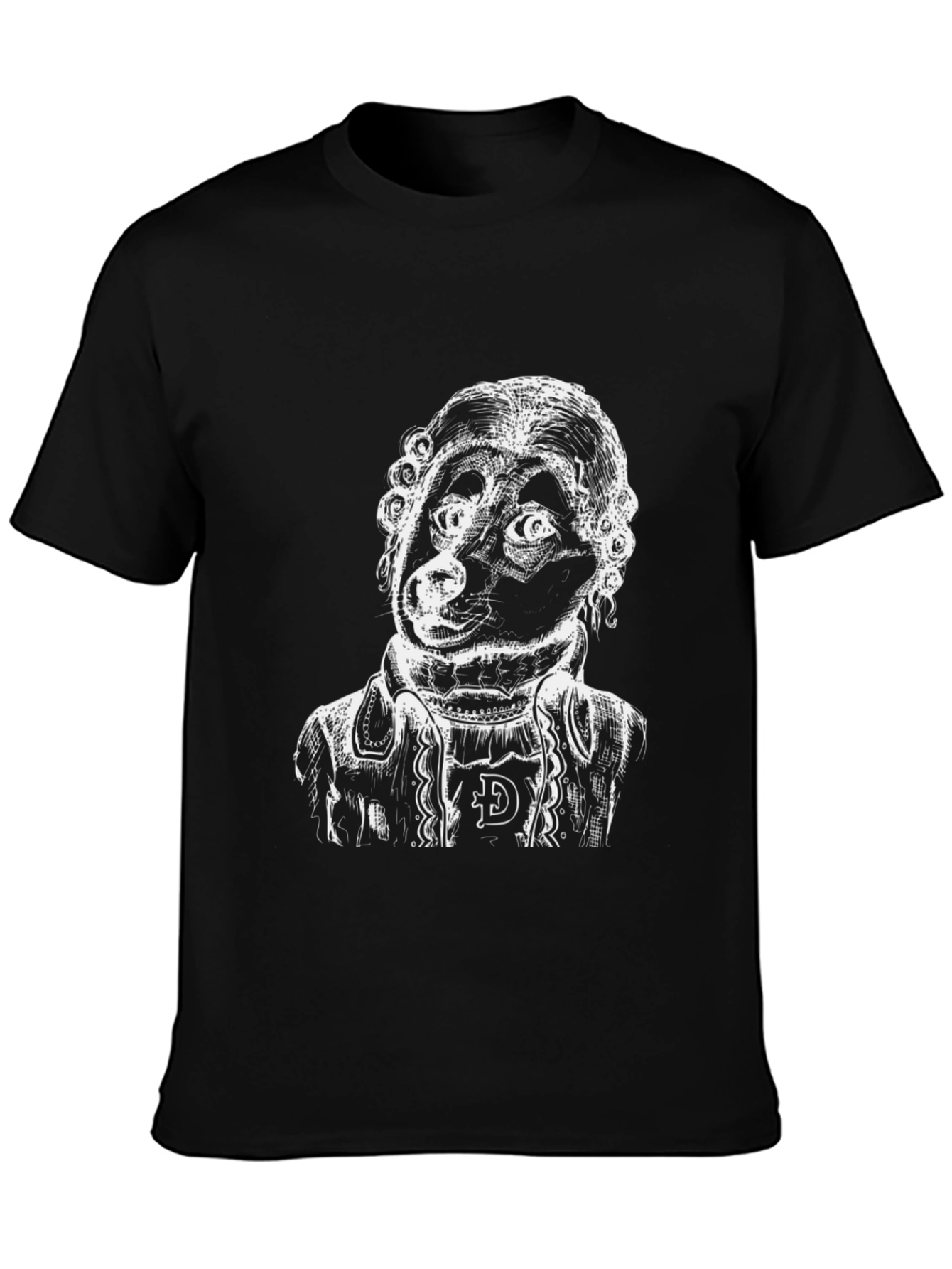 Unique Graphic Tee: Dog Portrait
