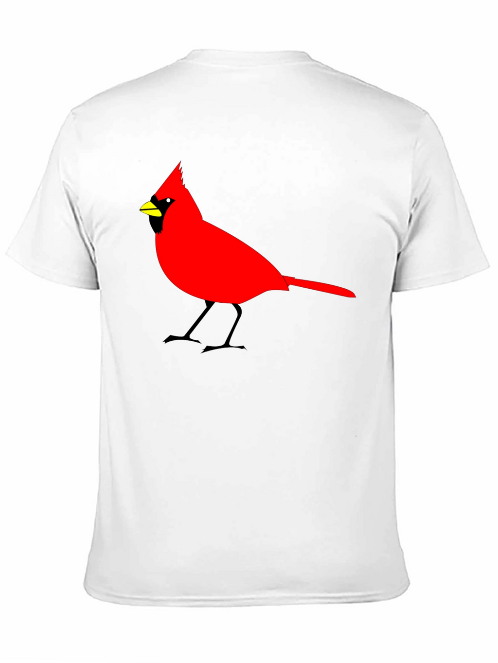 Cardinal Bird Graphic Tee - Mens Black T-Shirt