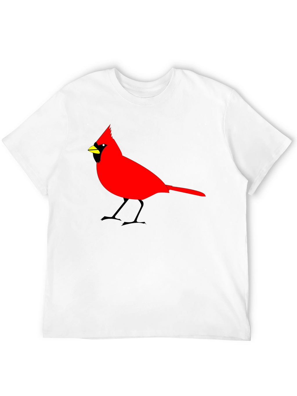 Cardinal Bird Graphic Tee - Mens Black T-Shirt