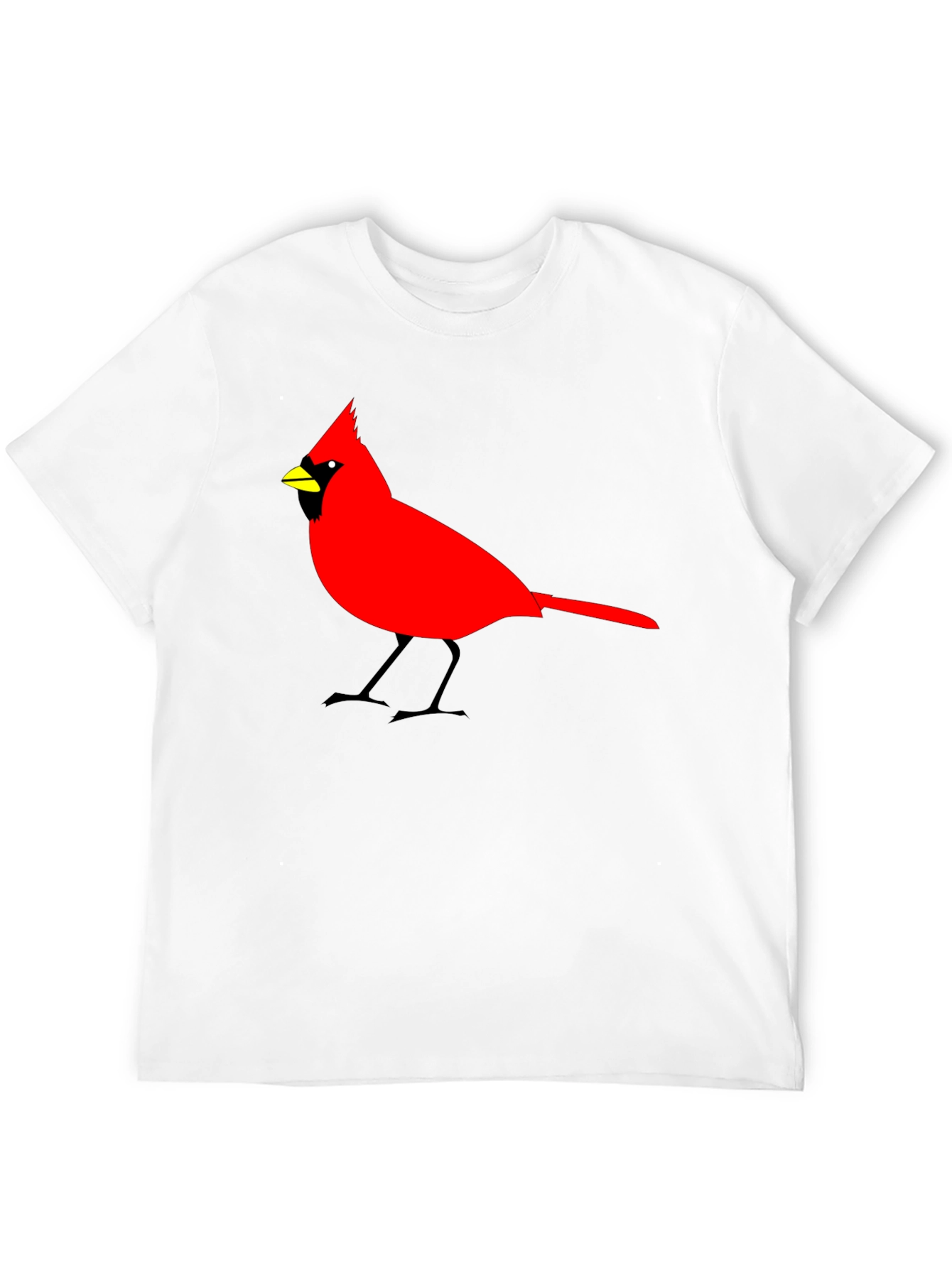 Cardinal Bird Graphic Tee - Mens Black T-Shirt