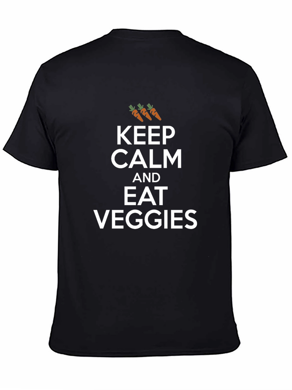 Keep Calm and Eat Veggies Graphic T-Shirt