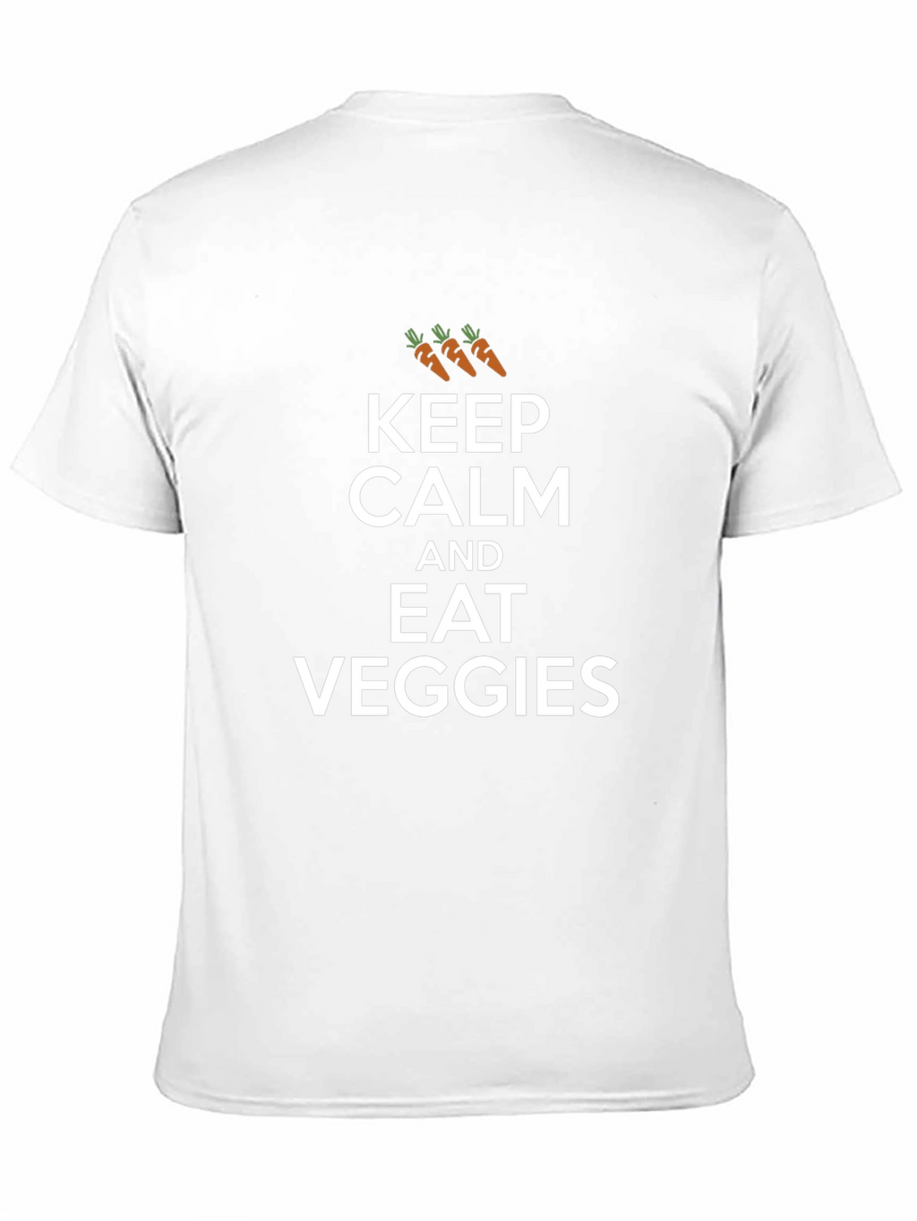 Keep Calm and Eat Veggies Graphic T-Shirt