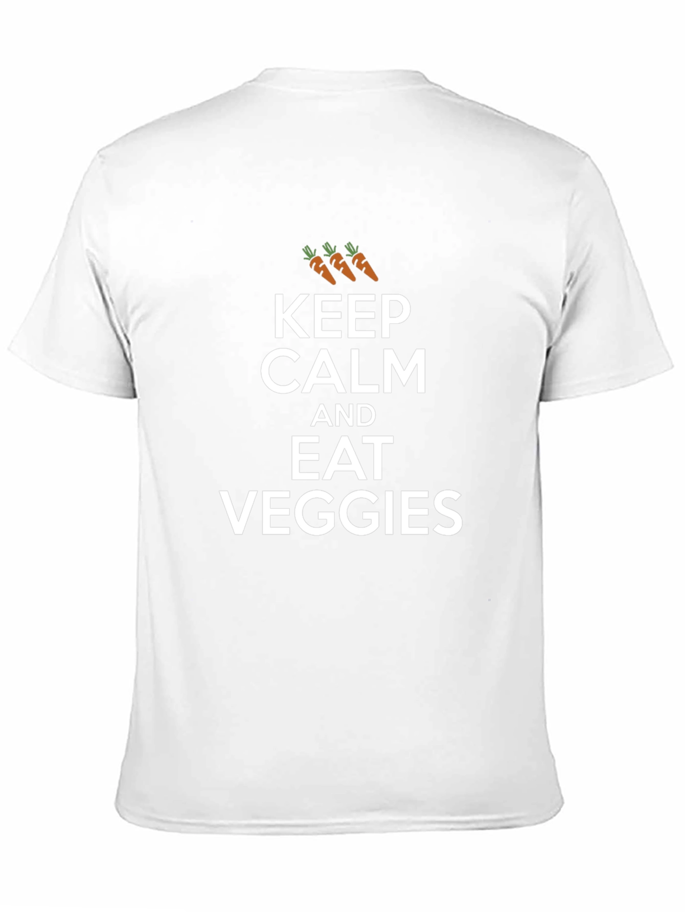 Keep Calm and Eat Veggies Graphic T-Shirt