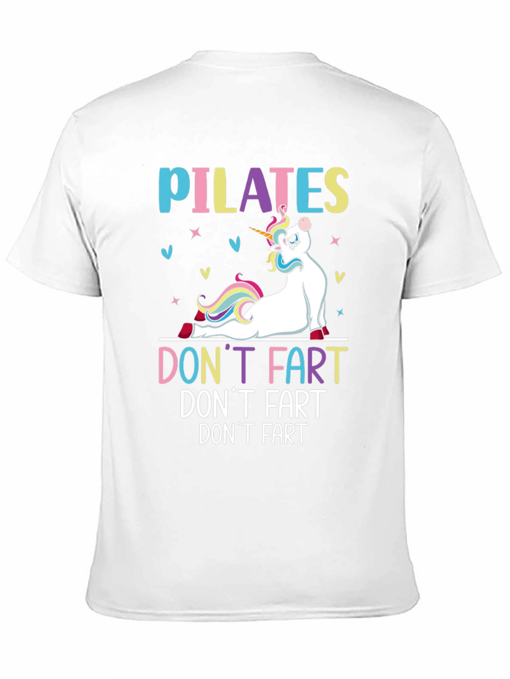Pilates Unicorn Funny Graphic T-Shirt