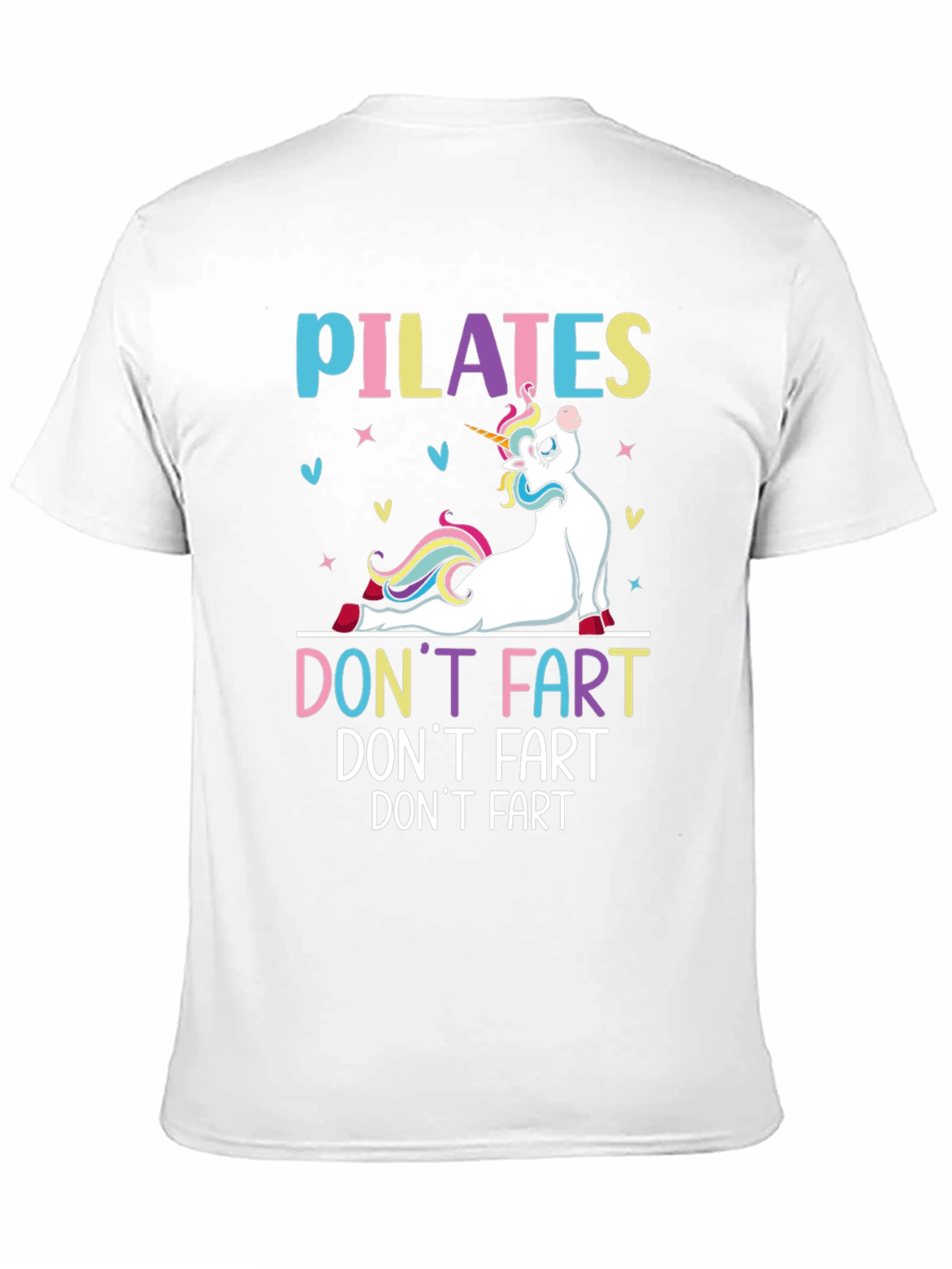 Pilates Unicorn Funny Graphic T-Shirt