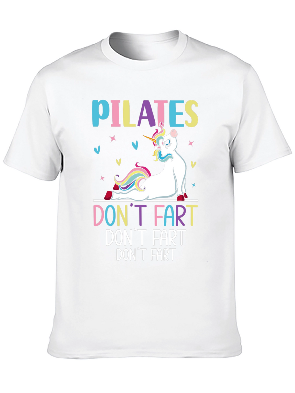 Pilates Unicorn Funny Graphic T-Shirt