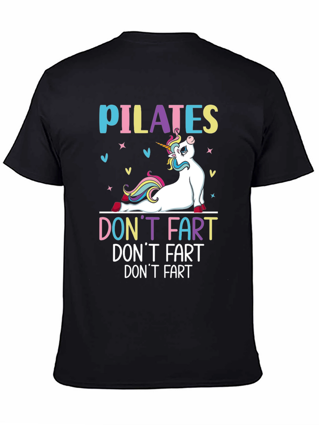 Pilates Unicorn Funny Graphic T-Shirt