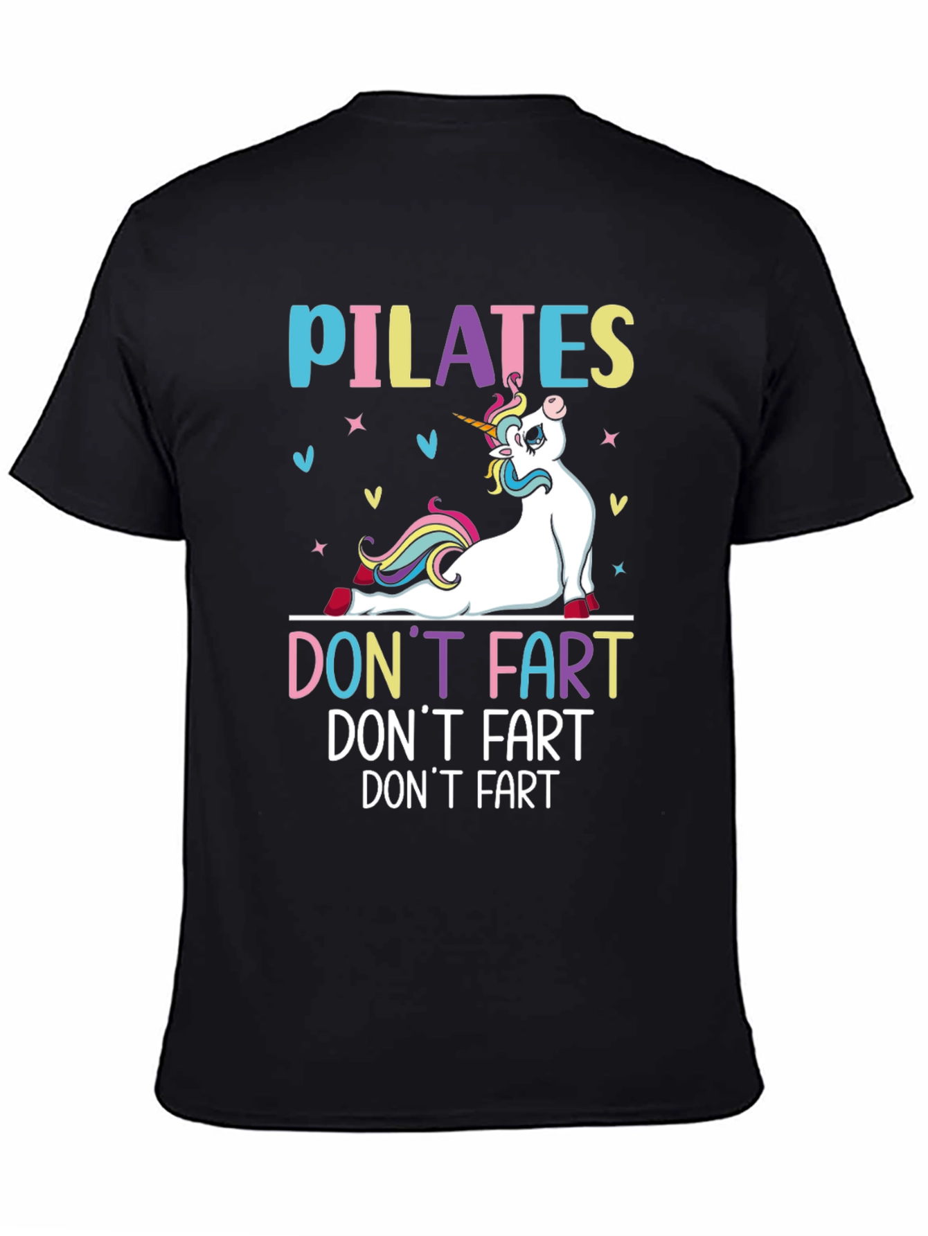 Pilates Unicorn Funny Graphic T-Shirt