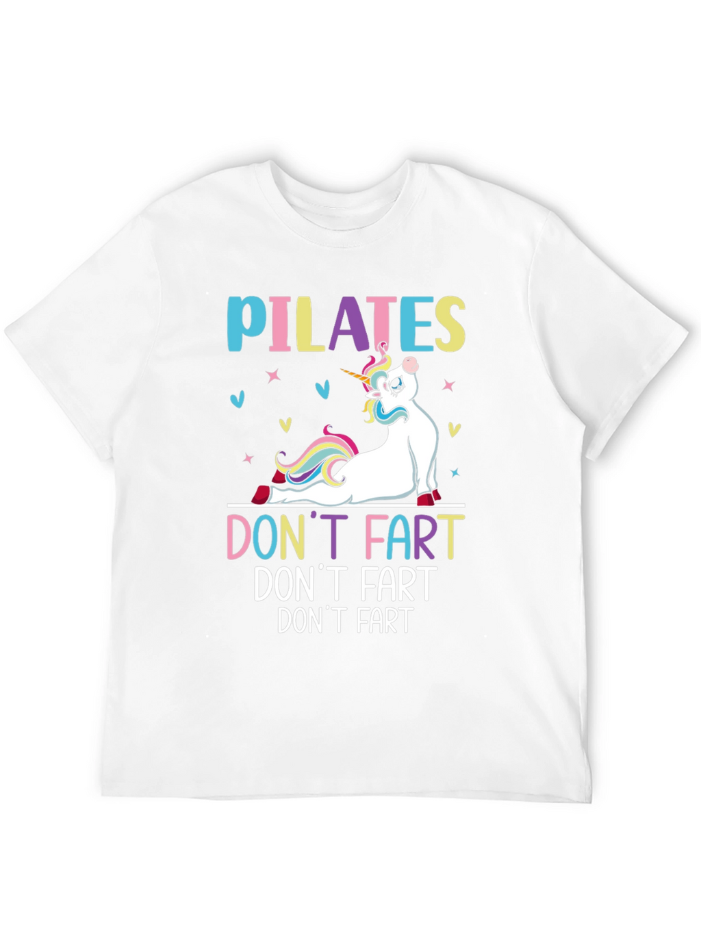 Pilates Unicorn Funny Graphic T-Shirt