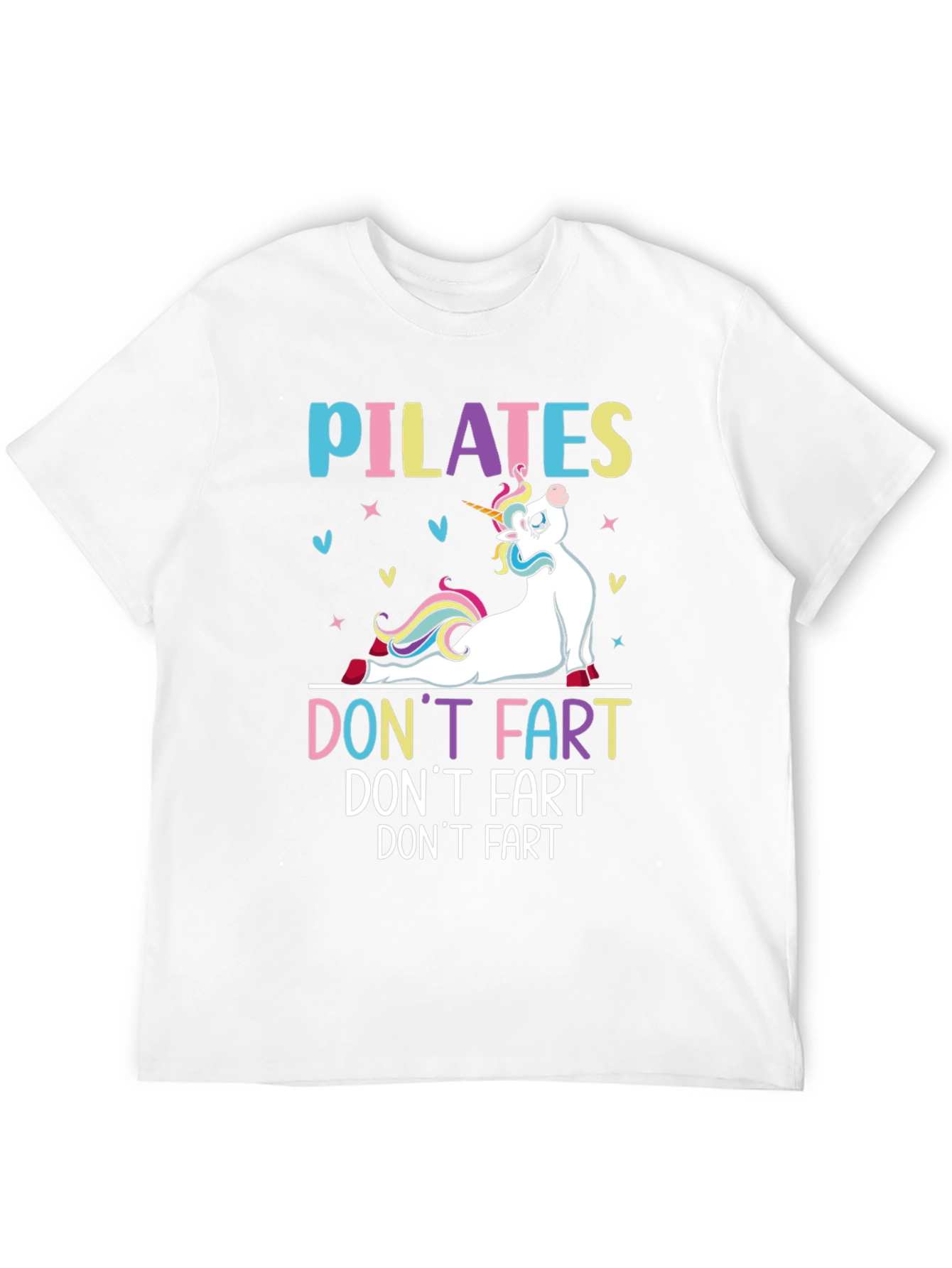 Pilates Unicorn Funny Graphic T-Shirt