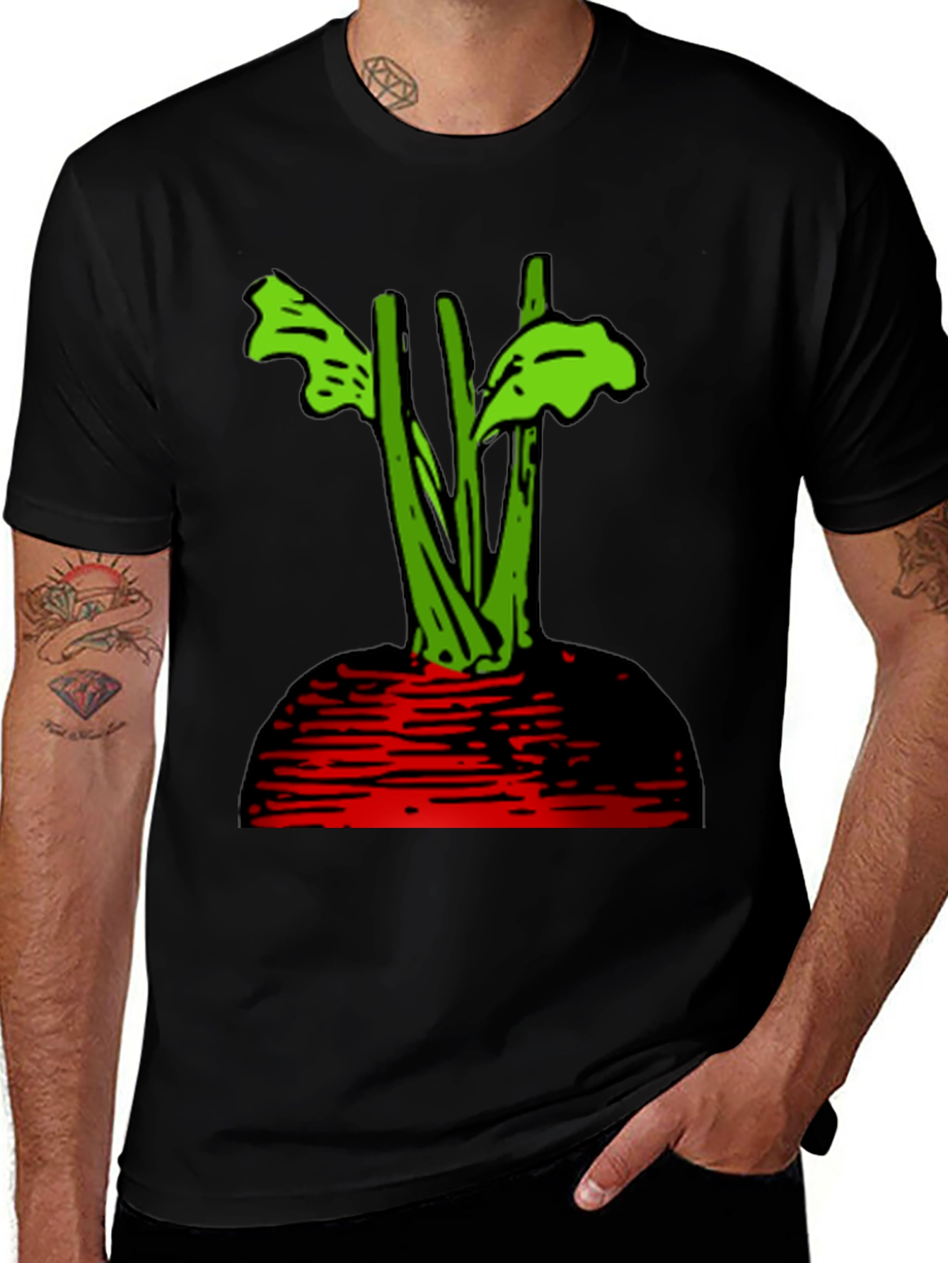 Beet Graphic Tee - Organic Cotton