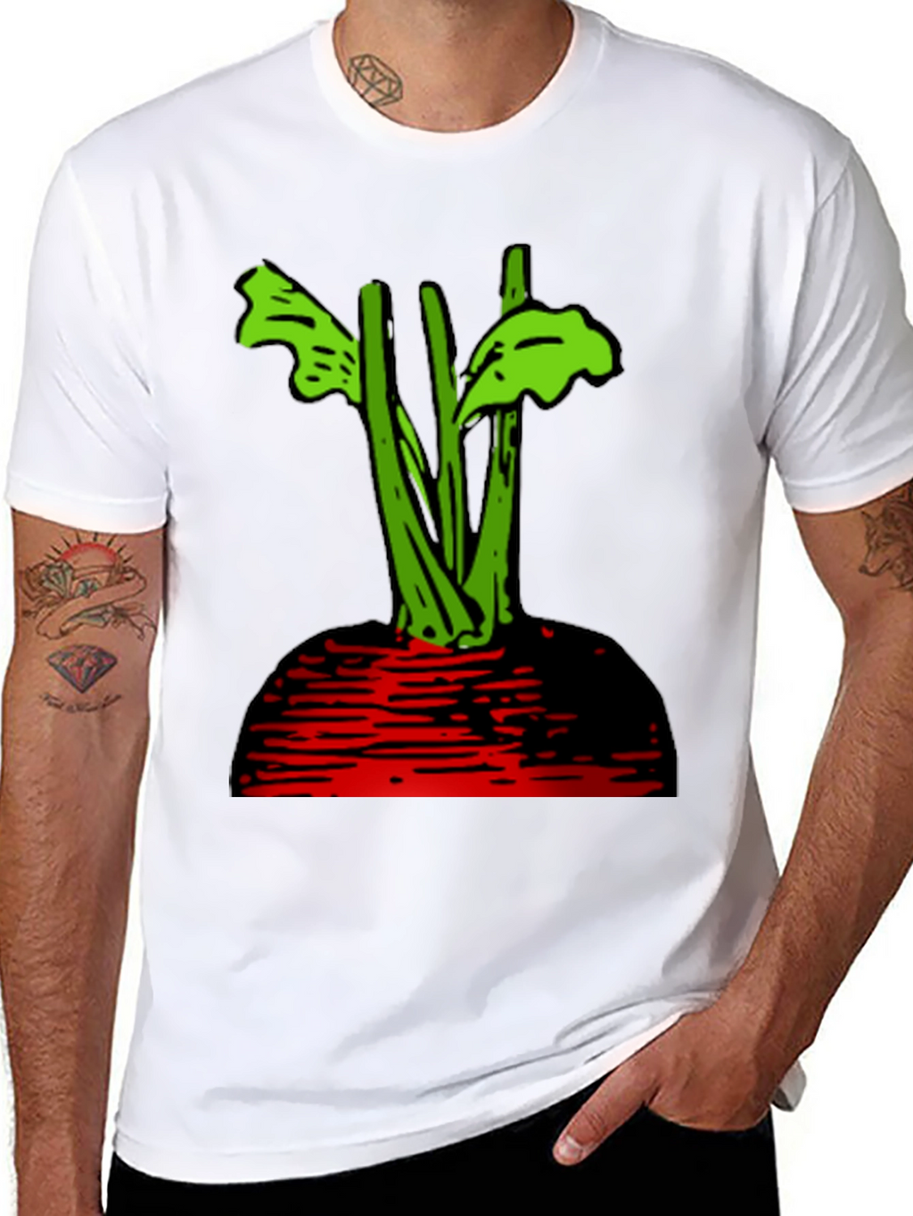 Beet Graphic Tee - Organic Cotton