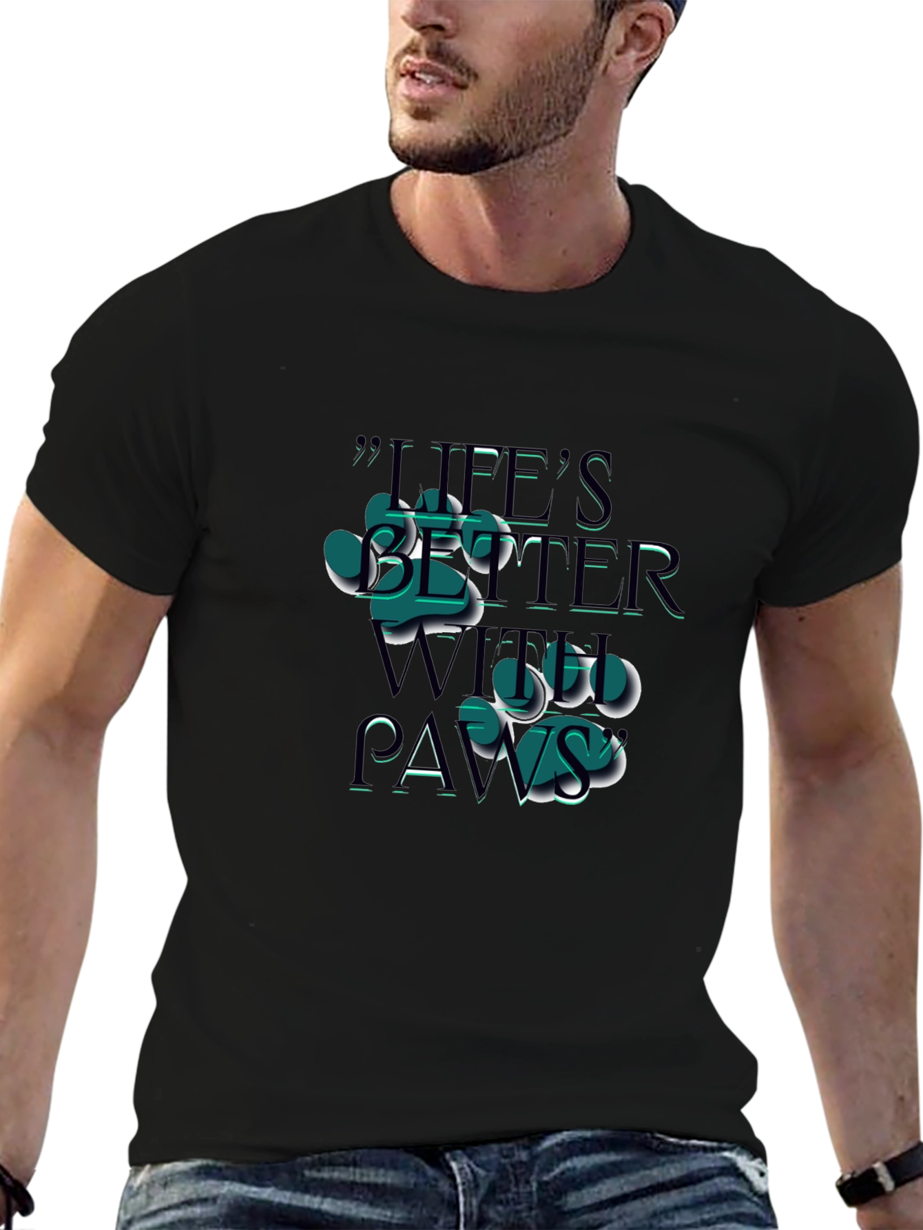 Lifes Better With Paws T-Shirt