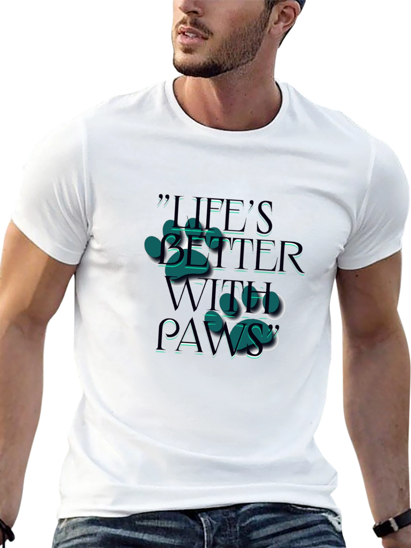 Lifes Better With Paws T-Shirt