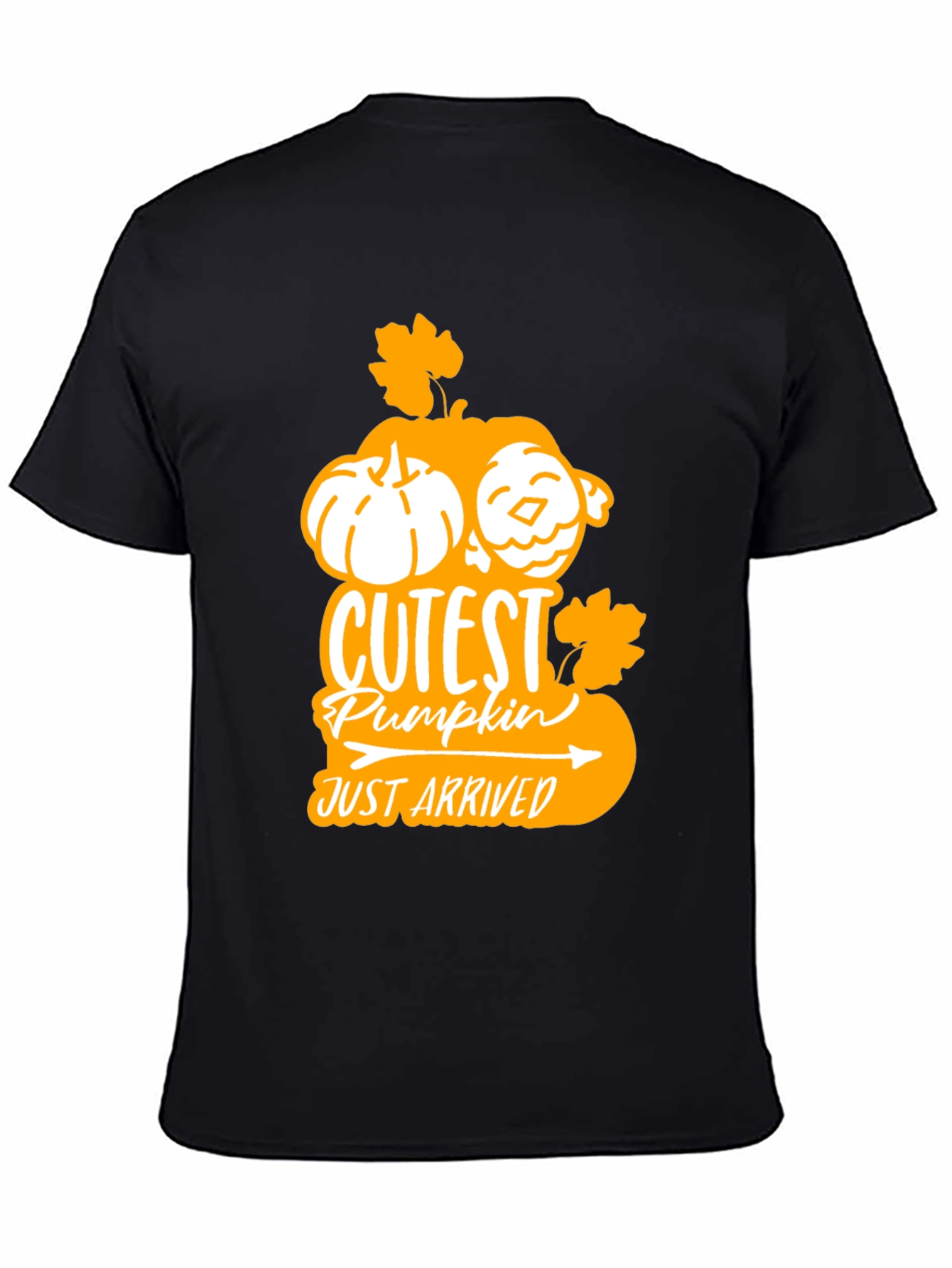 Cutest Pumpkin Arrived Black T-Shirt