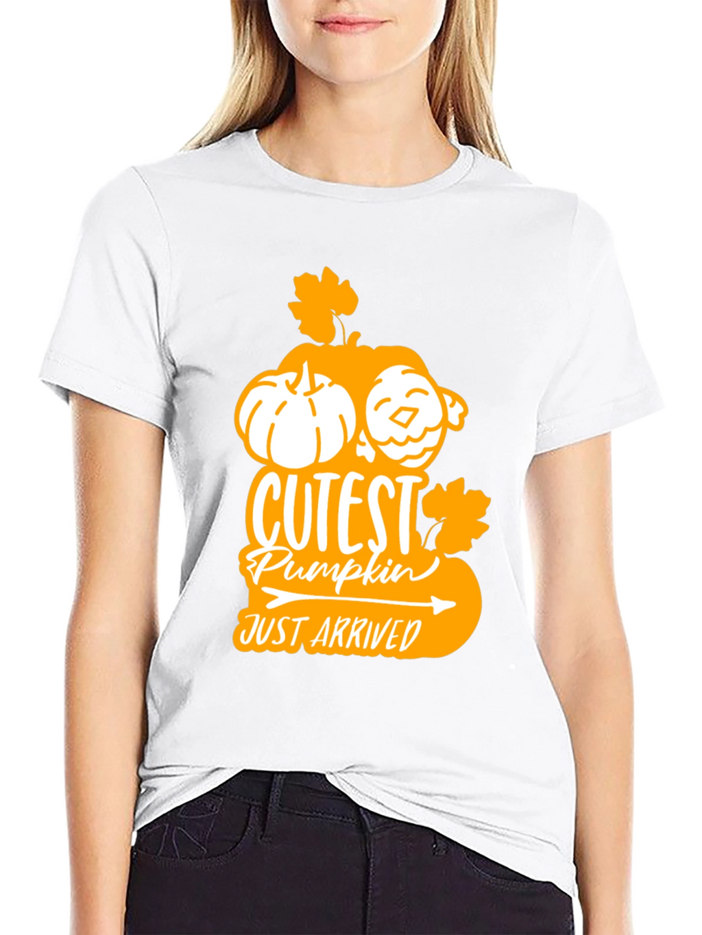 Cutest Pumpkin Arrived Black T-Shirt