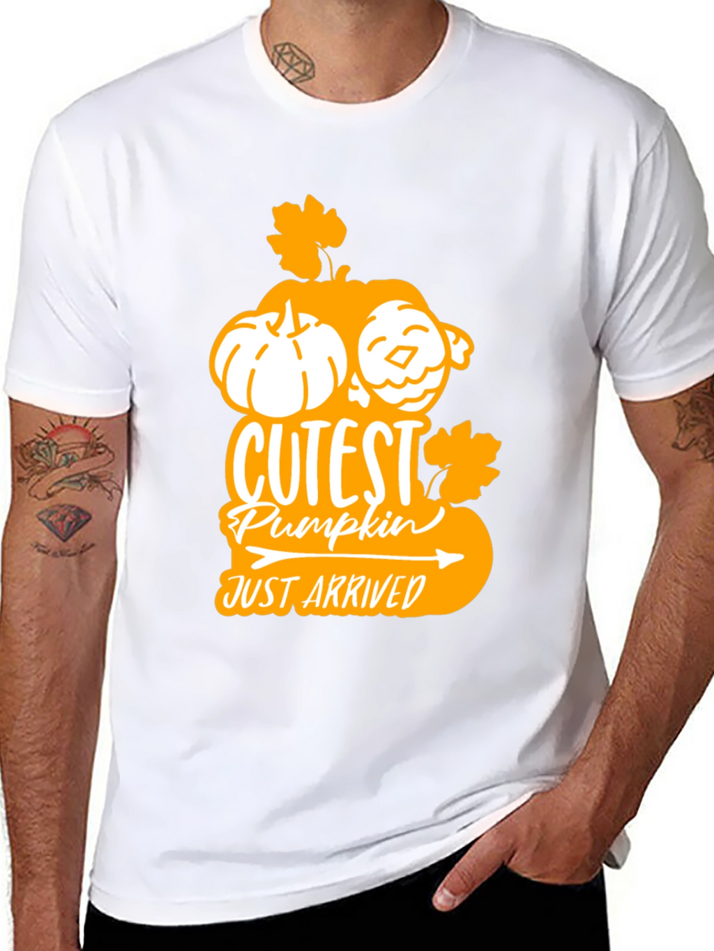 Cutest Pumpkin Arrived Black T-Shirt