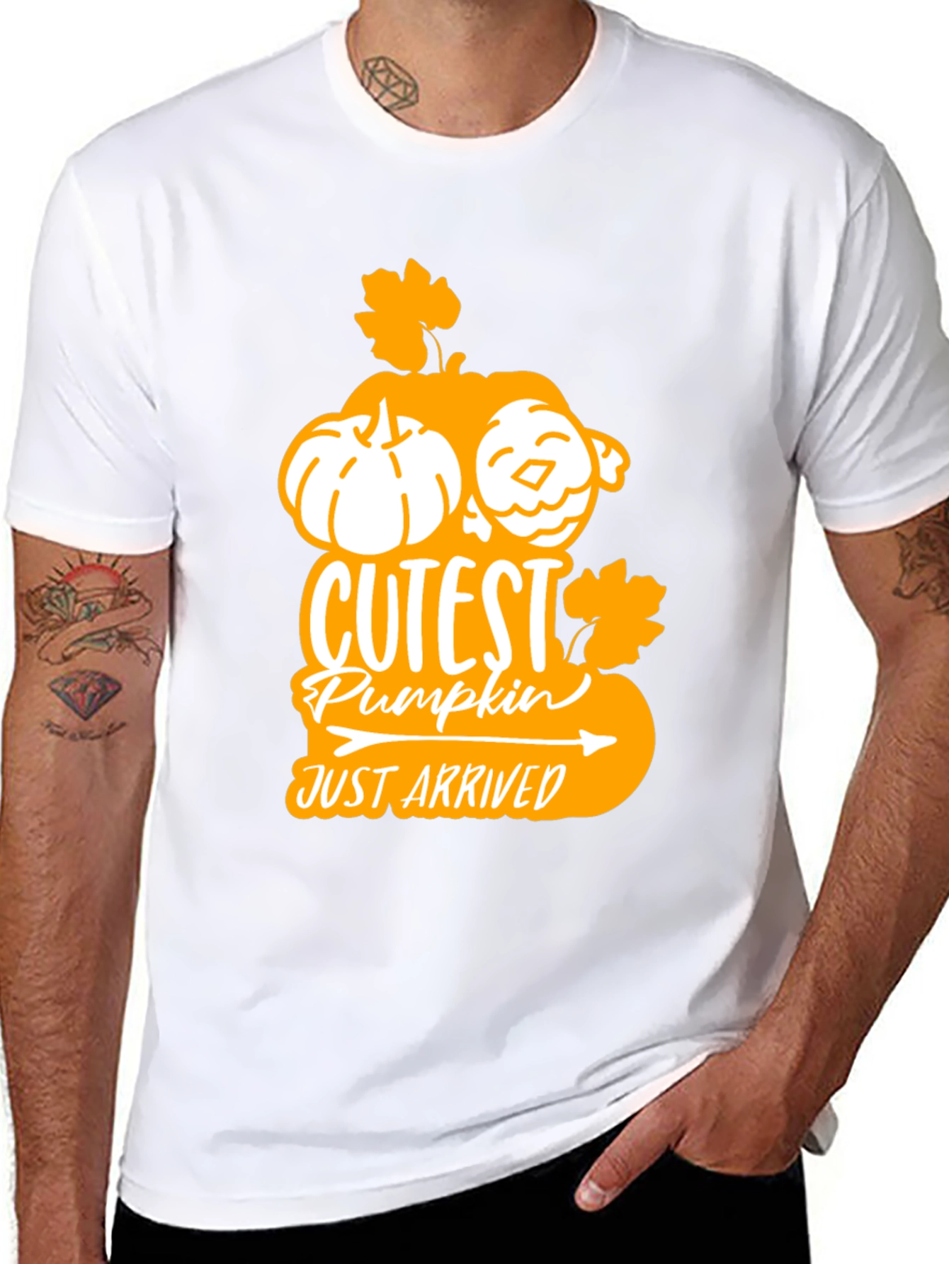 Cutest Pumpkin Arrived Black T-Shirt