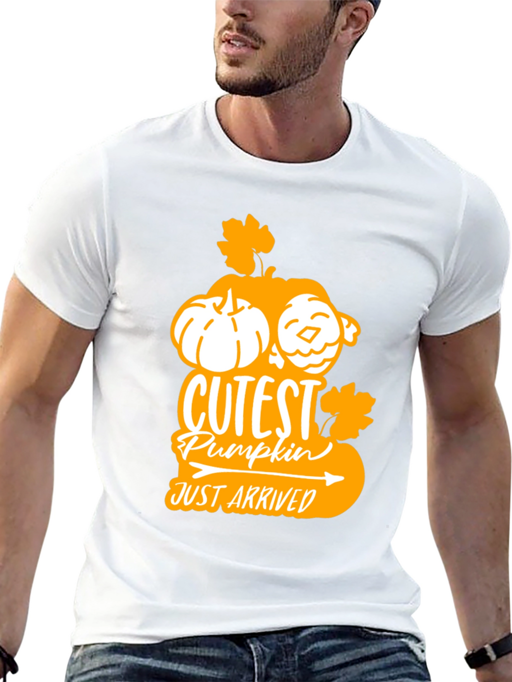 Cutest Pumpkin Arrived Black T-Shirt