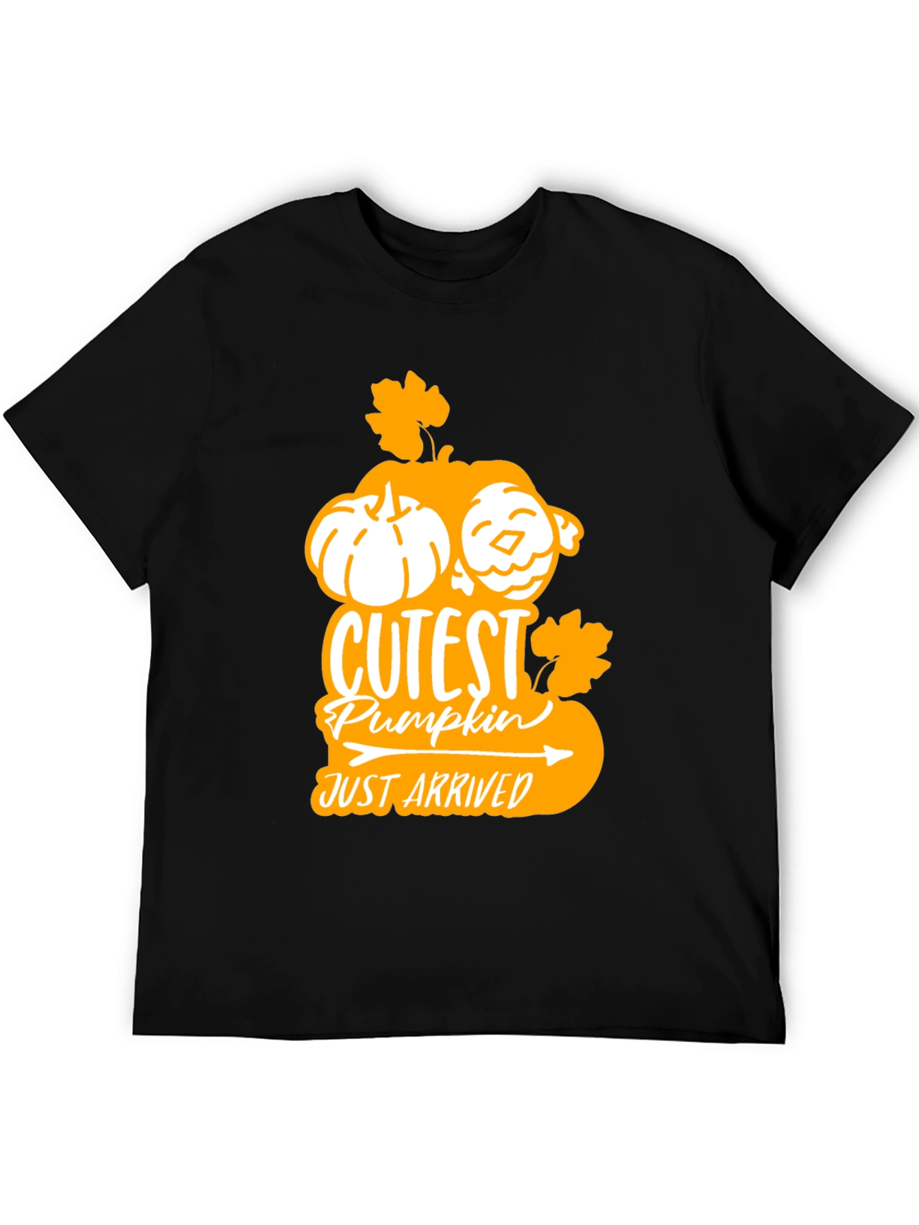 Cutest Pumpkin Arrived Black T-Shirt