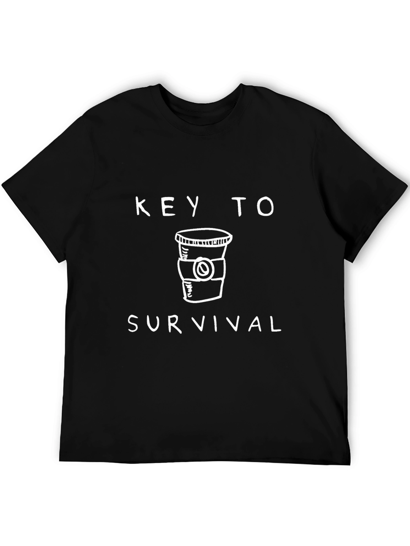 Key to Survival Coffee Graphic Tee