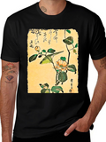 Japanese Bird Art T-Shirt