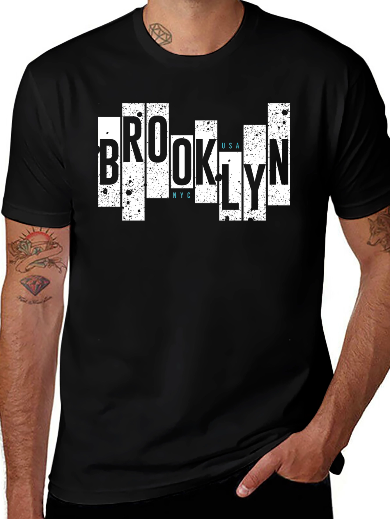 Brooklyn NYC Graphic T-Shirt - Trendy Streetwear