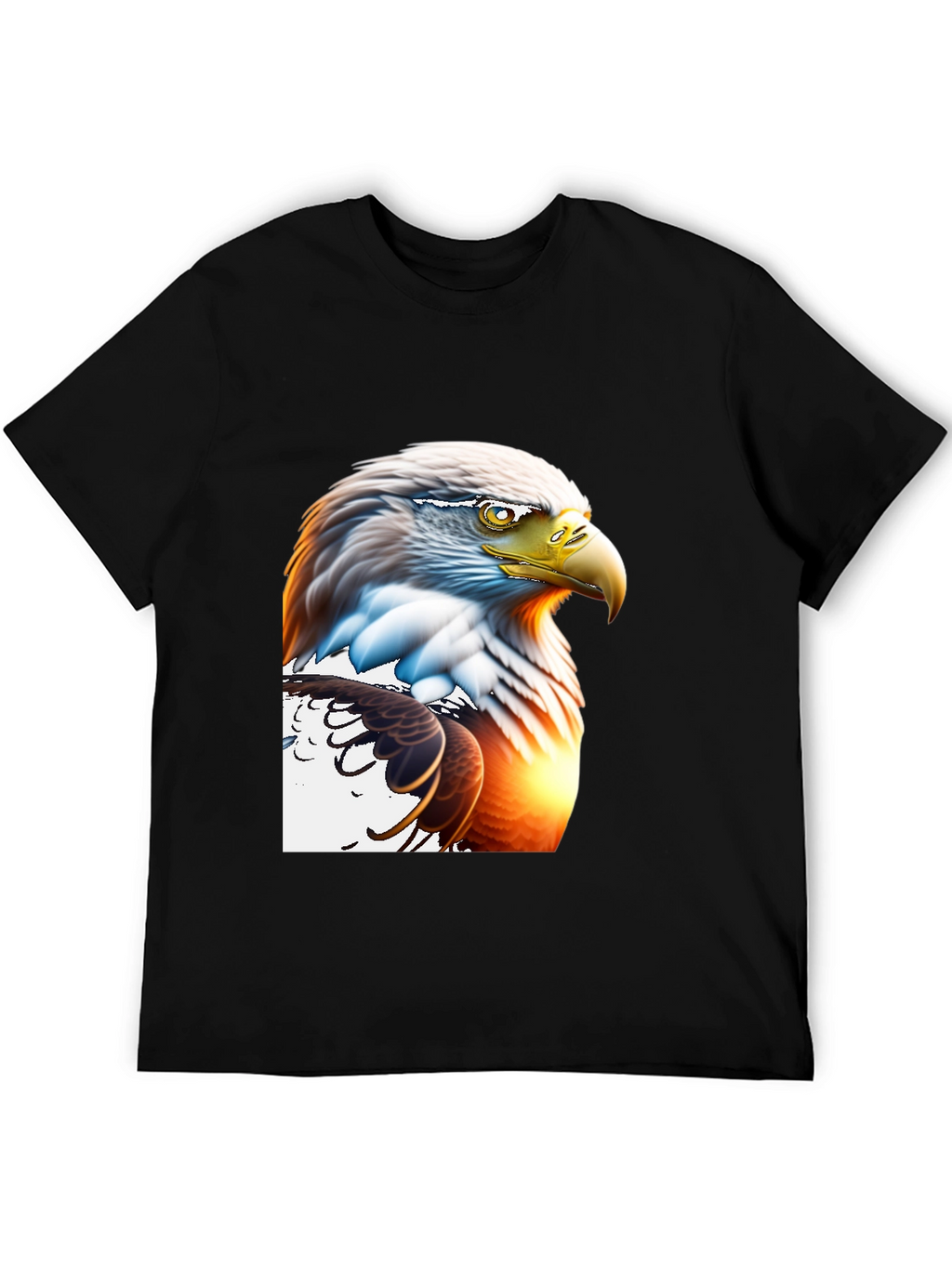 Bald Eagle Graphic Tee - Patriotic Style
