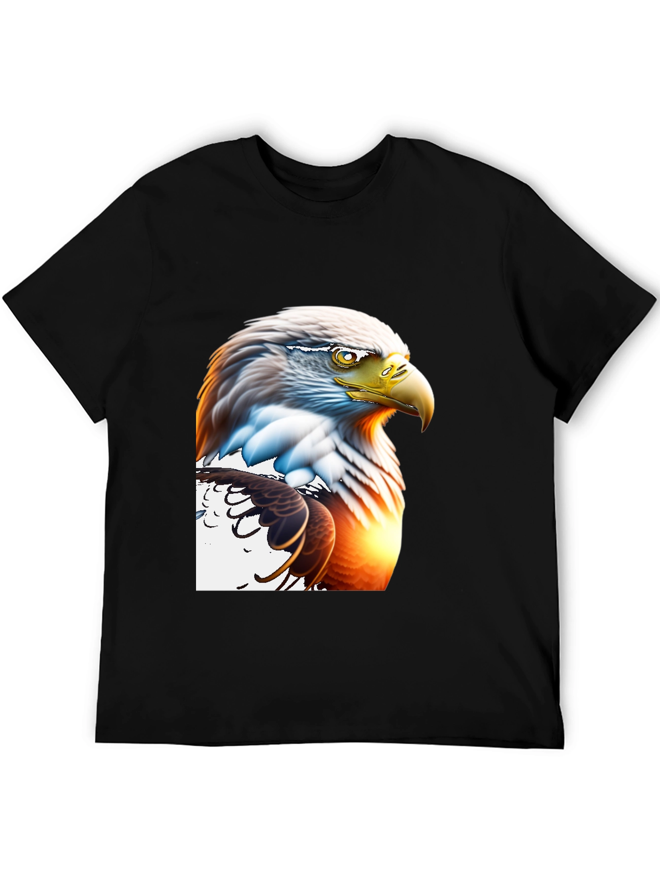 Bald Eagle Graphic Tee - Patriotic Style